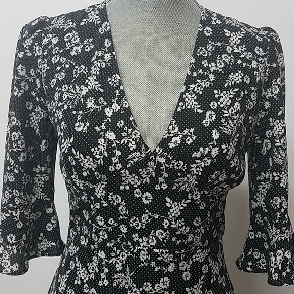 Floral mini dress - Picture 5 of 7